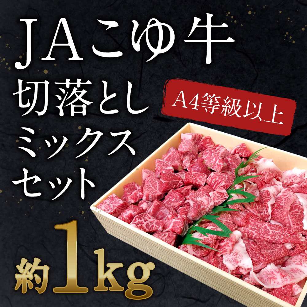 ＜JAこゆ牛＞ミックスセット1kg※90日以内発送【B30】